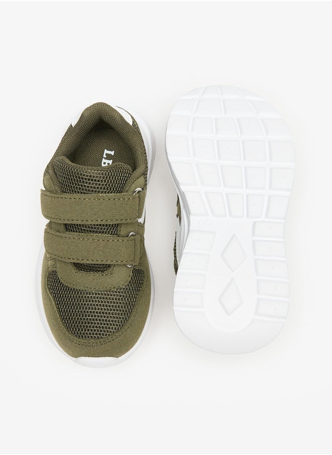 LBL by Shoexpress Boys Mesh Textured Sports Shoes With Hook And Loop Closure  - Image 4