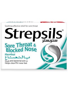Strepsils Sore Throat & Blocked Nose Lozenges 