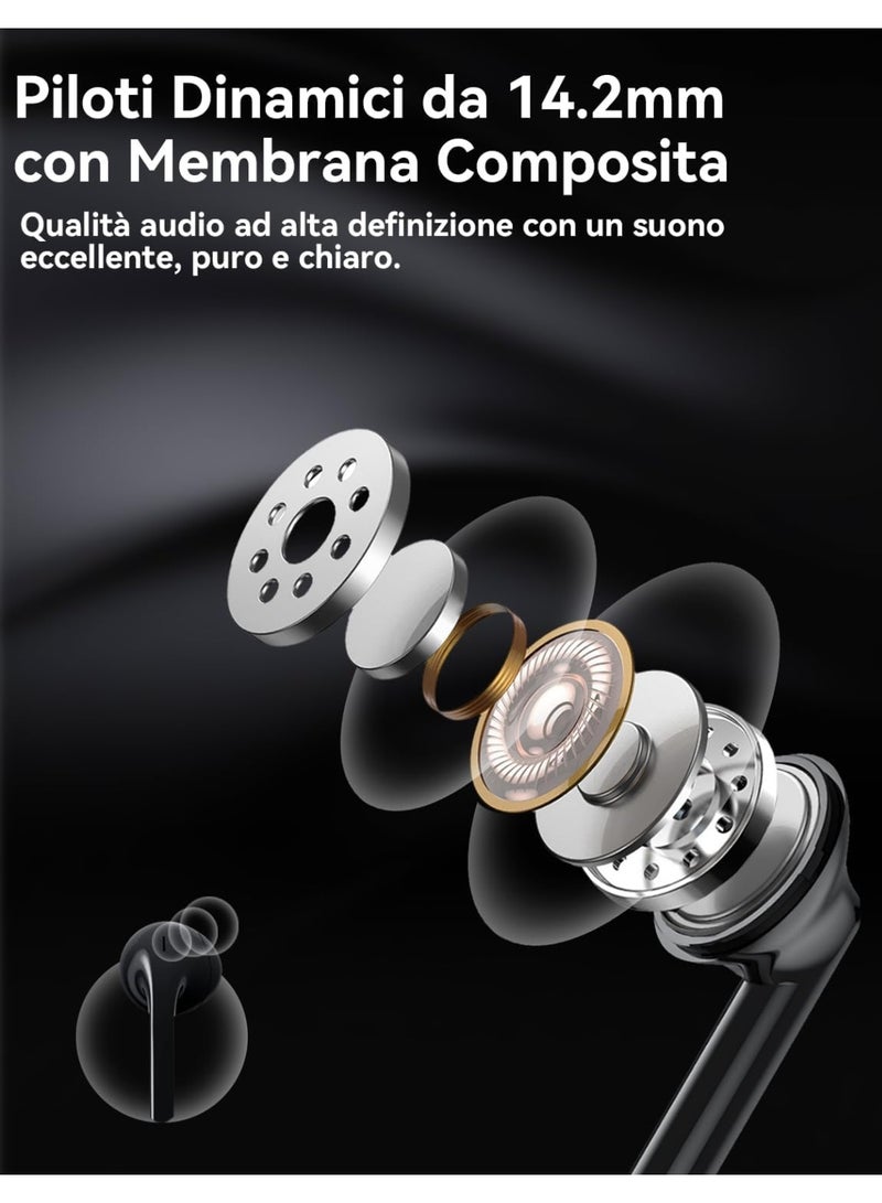 Salab Wired Headphones with Microphone, 3.5mm Jack In Ear Headphones with Microphone Compatible with Smartphones, Computers, Laptops, IPads, MP3 Players and Most 3.5mm Audio Devices - Image 3