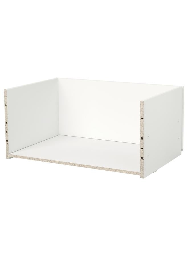 زبون إطار درج، أبيض، 60X25X40 سم - Image 1