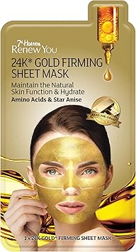 7th Heaven Renew You 24k Gold Firming Sheet Mask - Image 1