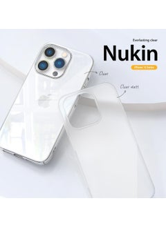 araree Araree Nukin Designed for iPhone 15 Pro Max Case, Anti-Scratch Hard PC Thin Cover Anti-Yellowing Shockproof Protective Cover Compatible with iPhone 15 Pro Max Case - Clear Matt  - Image 2