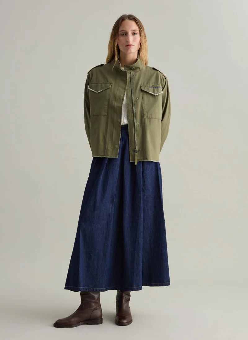 Ovs Ovs Short Skirt With Embroidered Details