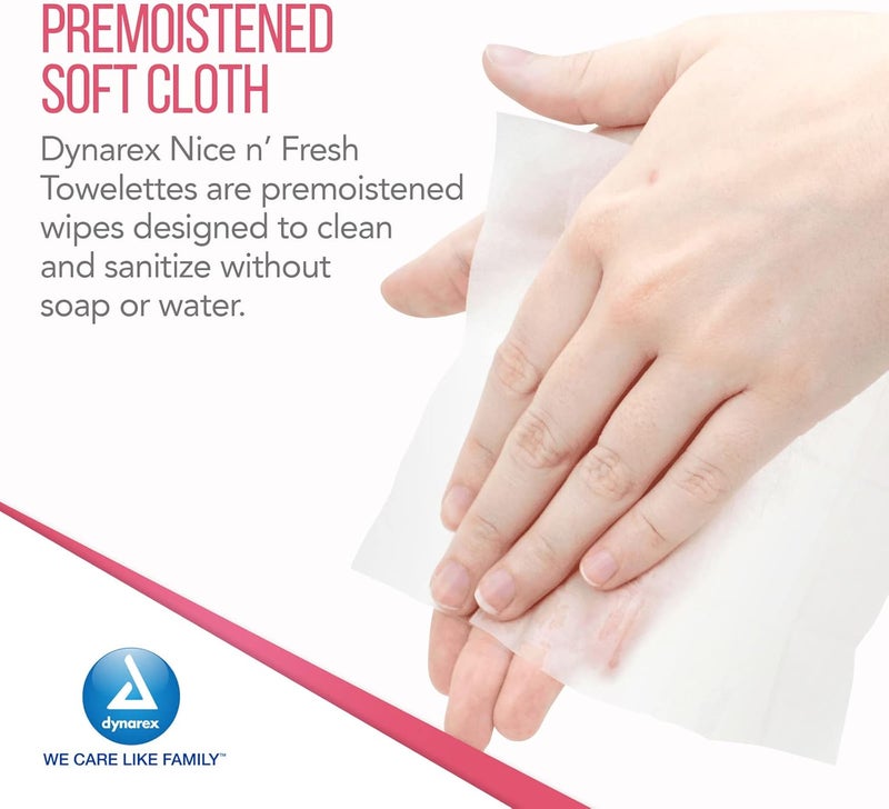 Dynarex Nicen Fresh Towelette 18 Count Pack of 12 - Image 3