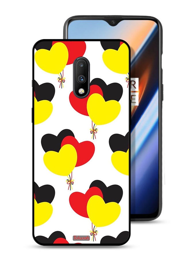 Tolwak OnePlus 7 Protective Case Cover Three Hearts Bunch - Image 1