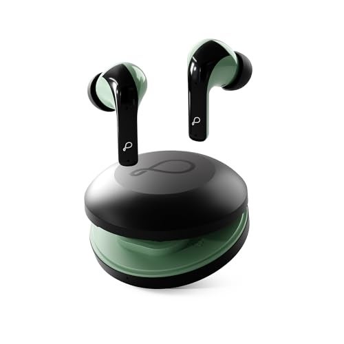 Pebble Cyclo Buds True Wireless Earbuds | Deep Bass | AI Powere ENC | 4 Mics | Dynamic Drivers | Dual Pairing | Voice Assistant - Black - Image 1