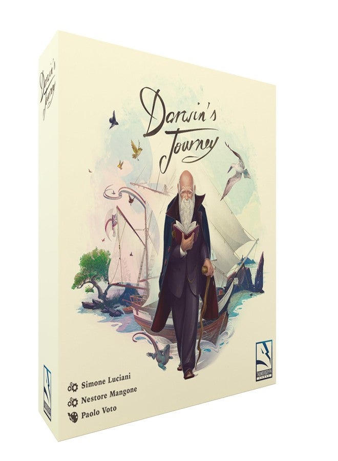 Asmodee Darwin's Journey Board Game - Evolutionary Strategy Game of Exploration and Discovery, Adventure Game for Kids and Adults, Ages 14+, 1-4 Players, 30-120 Min Playtime, Made by Thundergryph Games - Image 1