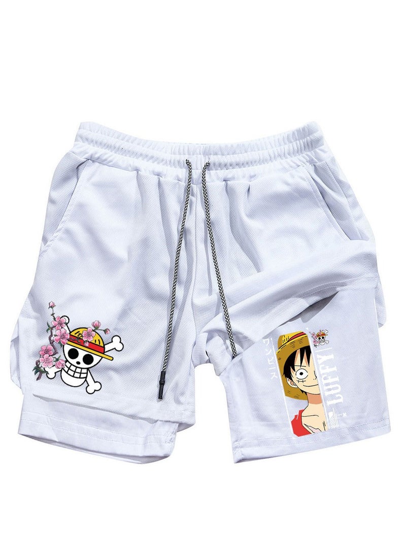 KUYING Summer One Piece Micro Elastic Loose Sports Shorts  - Image 1