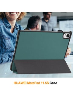 Best Choice Products For Huawei Mate MatePad 11.5S Case, Slim Folio Protective Case Hard Shell Lightweight Stand Smart Cover for Huawei Mate MatePad 11.5S,Green  - Image 5
