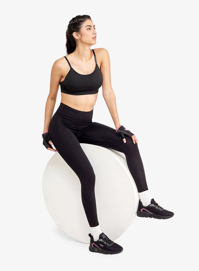 CAMPUS Women's Black Classic Low-Top Sneakers,Shoes with Color Pops for a Fashion Forward Look - Image 5