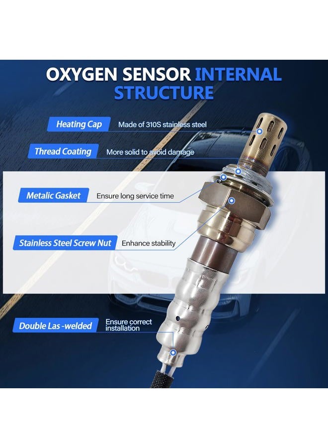 Maxfavor 1Pc Downstream Oxygen O2 Sensor Fit for Ford 2007-2010 Edge,2000-2005 Excursion Fusion,2002 2003 Explorer,2004-2007 Freestar Freestyle,2002-2010 Mustang,2008-2010 Taurus 02 Sensor 234-4610 - Image 2