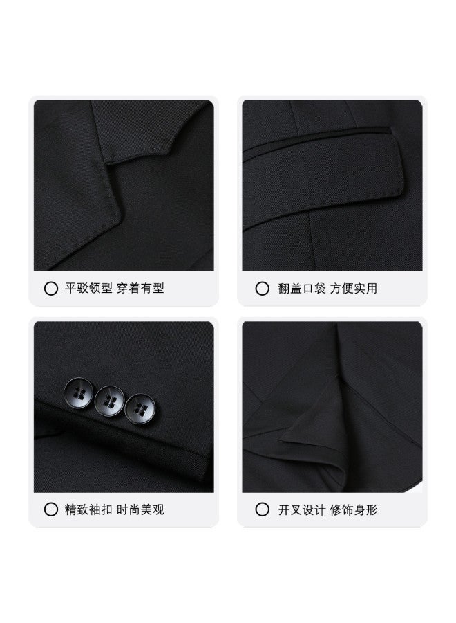 ROMON Women'S Business Casual Suit Set, Fashionable And Comfortable Ladies' Outfit, Simple And Slim Two-Piece Set - Image 4