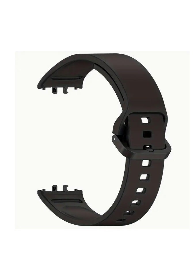 For Samsung Galaxy Fit 3 Smart Watch Band Silicone Wrist Strap (SM-R390) (2024) Black - Image 1