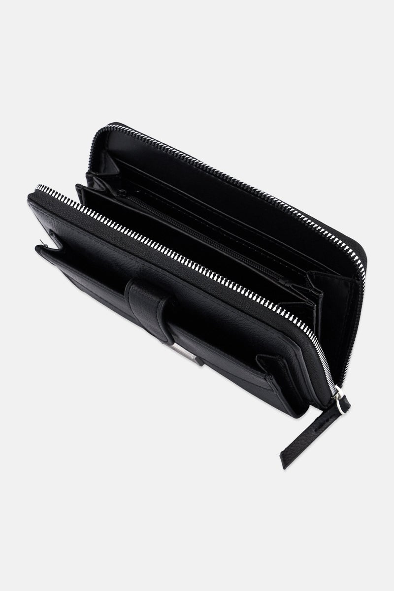 WHITE MOUNTAIN Women Brand Logo Wallet, Black  - Image 3