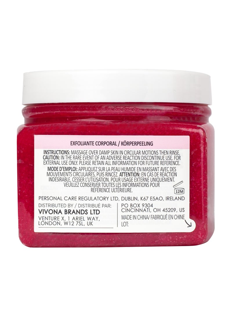 Sunday Rain Rose Body Scrub – Exfoliating Sugar Scrub with Natural Rose Oil, Vitamin A & C – Skin Polish for Smooth, Radiant Skin – Calming Floral Scent – 265g – Vegan & Cruelty-Free - Image 2