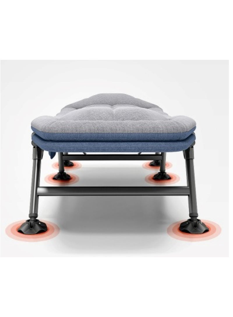 Huitich Folding Camping Cots Your Comfortable Solution for Outdoor Bed Dark Grey - Image 5