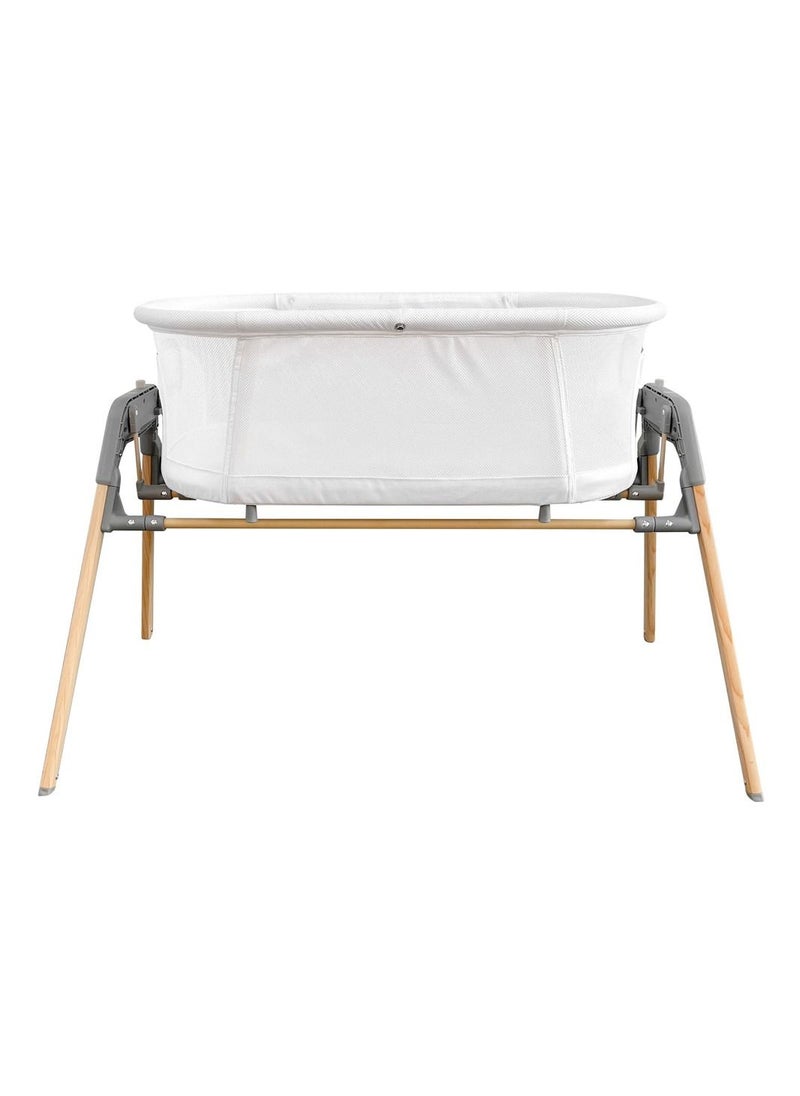 TEKNUM - 3 - In - 1 Baby Rocker Bassinet , Infant Crib With Mosquito Net - White - Image 1