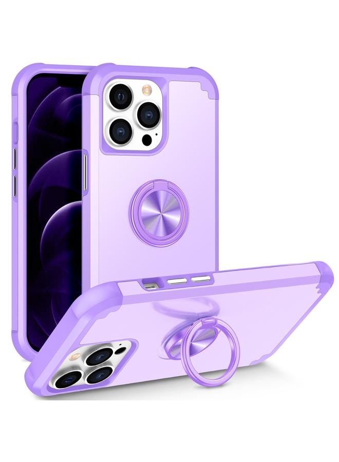Zaboon Case For iPhone 12 Pro Max L2 Rotating Ring Holder Magnetic Phone Case - Image 1