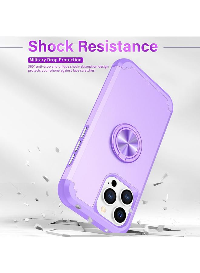 Zaboon Case For iPhone 12 Pro Max L2 Rotating Ring Holder Magnetic Phone Case - Image 5