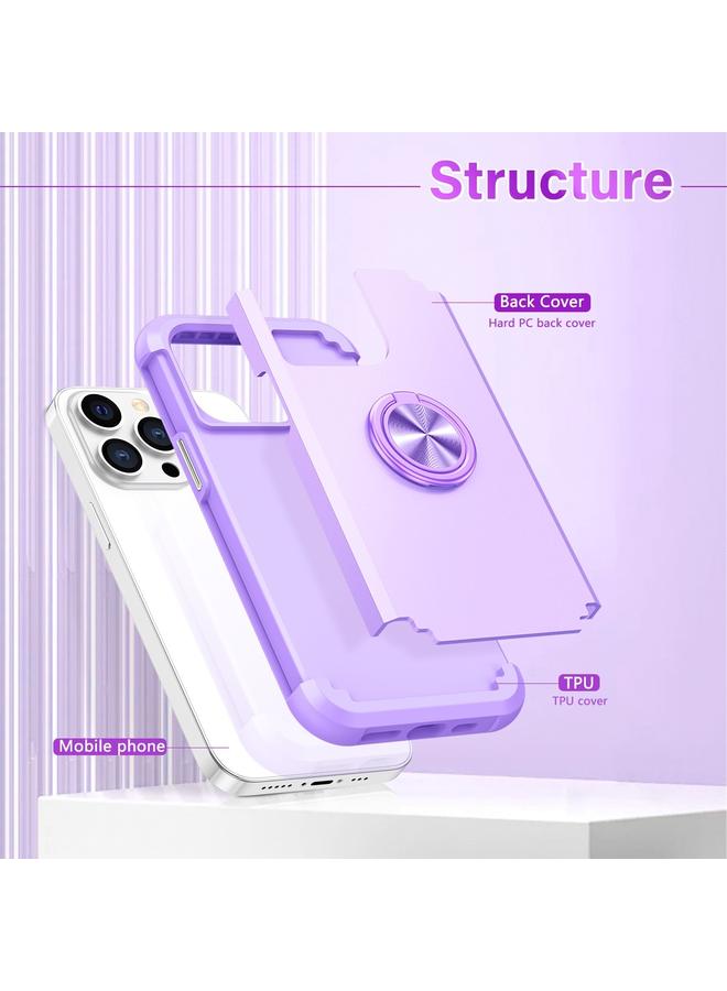 Zaboon Case For iPhone 12 Pro Max L2 Rotating Ring Holder Magnetic Phone Case - Image 2