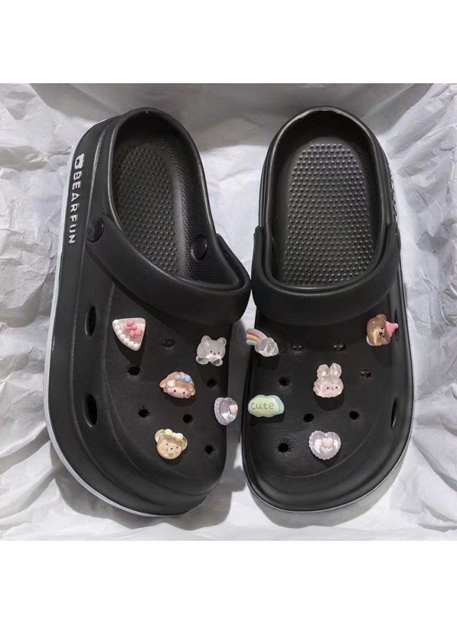 ZENIKO Holey Sandals Women Summer Outdoor Wear New Style Thick Sole Eva Sandals Anti-slip Anti-odor Beach Flip Flops Women's - Image 3