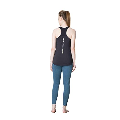 Van Heusen Women Proactive Snug Fit Snug Fit Yoga Pants - High Stretch, Moisture Wicking_88305_Ocean Blue_L - Image 2