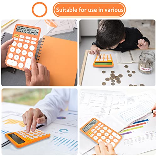 VEWINGL Standard Calculator, 12 Digit Large Display Desktop Calculator with Big Buttons for Office, School, Home & Business - Image 5