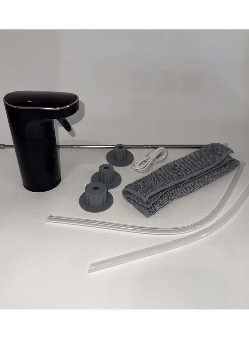 موزع مشروبات رقمي ذكي من نيو تابستر، سعة سكب قابلة للتعديل 1-999 مل، مع جهاز تهوية، وضع التنظيف الذاتي، بطارية قابلة لإعادة الشحن، مع وضع عد السكب، لون أسود، موزع ريدساك جديد ومُحدث - Image 3