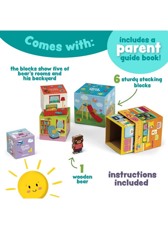 Peaceable Kingdom Where'S Bear? The Hide And Find Stacking Block Game For 2 Year Olds - Image 5