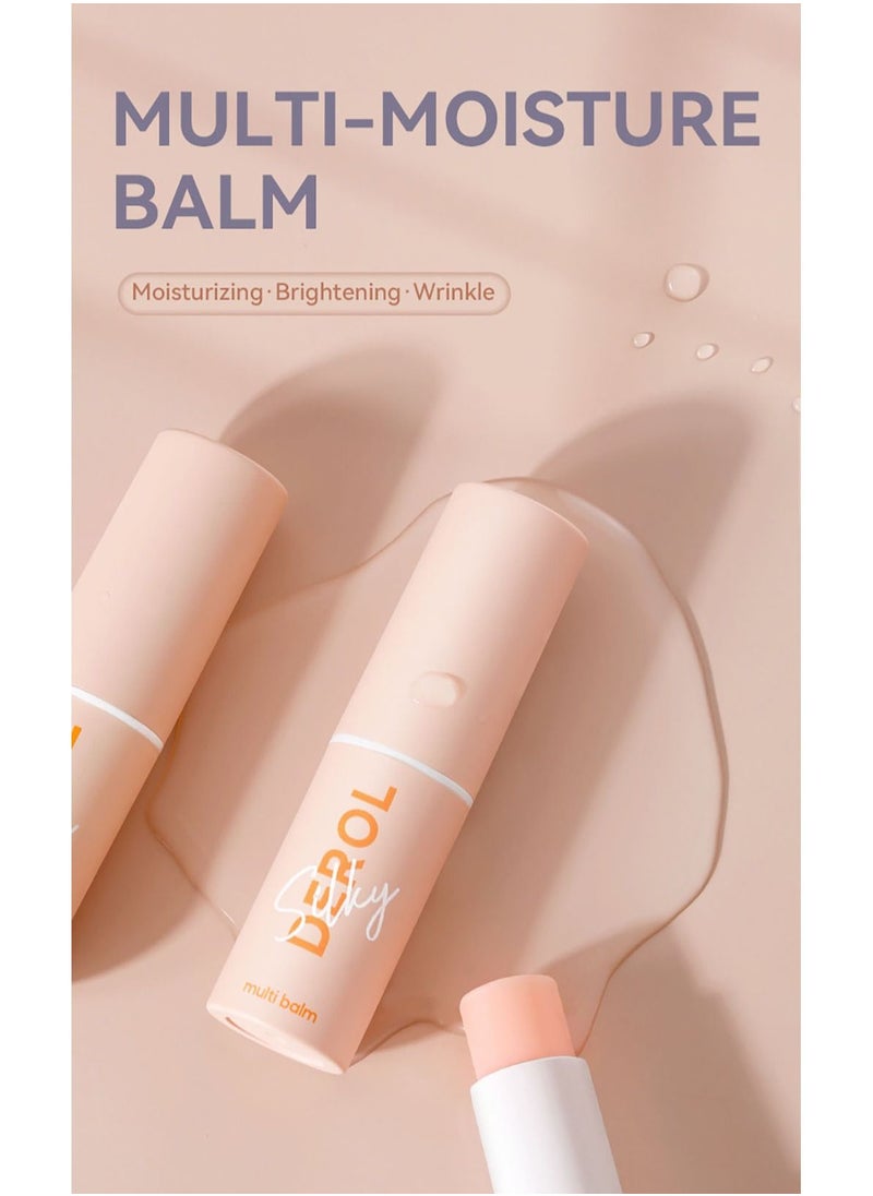 DEROL - Multi-moisture Balm Stick-brighten Wrinkle Repair Bounce For Face Silky Smooth Ice Daily Dew Sticks,hydrate Ingredient For Natural Cooling Sensation ,Smooth Refreshing Dry Skin,collagen Anti Aging Ski - Image 1