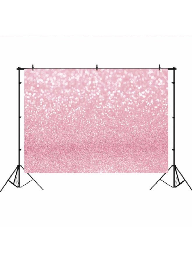 Lofaris Pink Bokeh Photography Backdrop Shinny Spots Sparkle Abstract Halos Background Newborn Baby Shower Birthday Party Decorations Portrait Photo Booth Props 7x5ft - Image 2