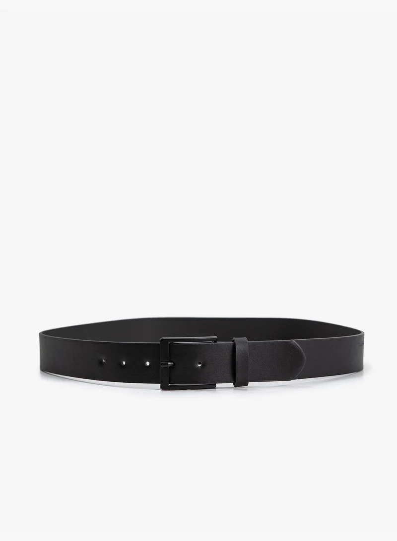 KOTON Faux Leather Belt Metal Buckle Detailed