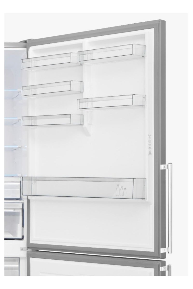 Kelvinator Combi Refrigerator two doors bottom freezer 650 Litres stainless Steel XXL KBM653TSE - Image 5