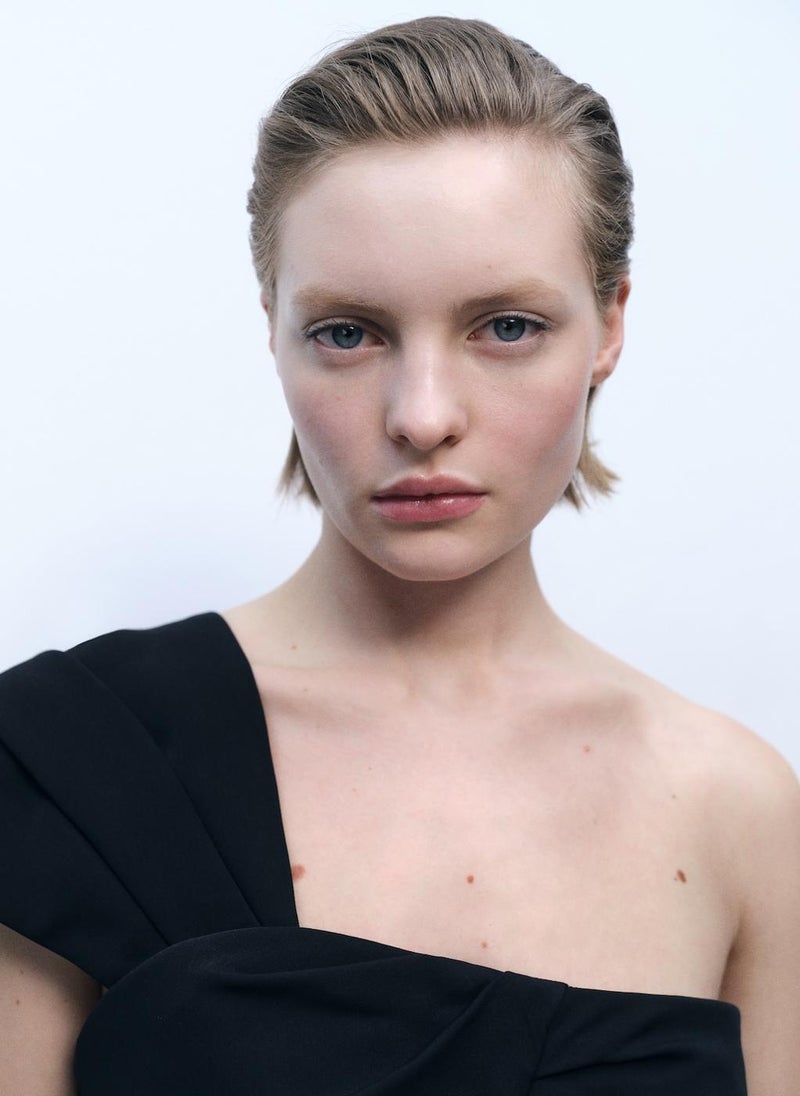 MANGO Long Draped Neckline Jumpsuit  - Image 4