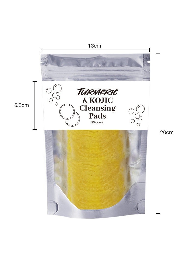 وسادات تنظيف الكركم وتقشير وتنظيف الوجه - Image 5