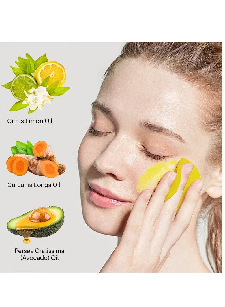 وسادات تنظيف الكركم وتقشير وتنظيف الوجه - Image 4