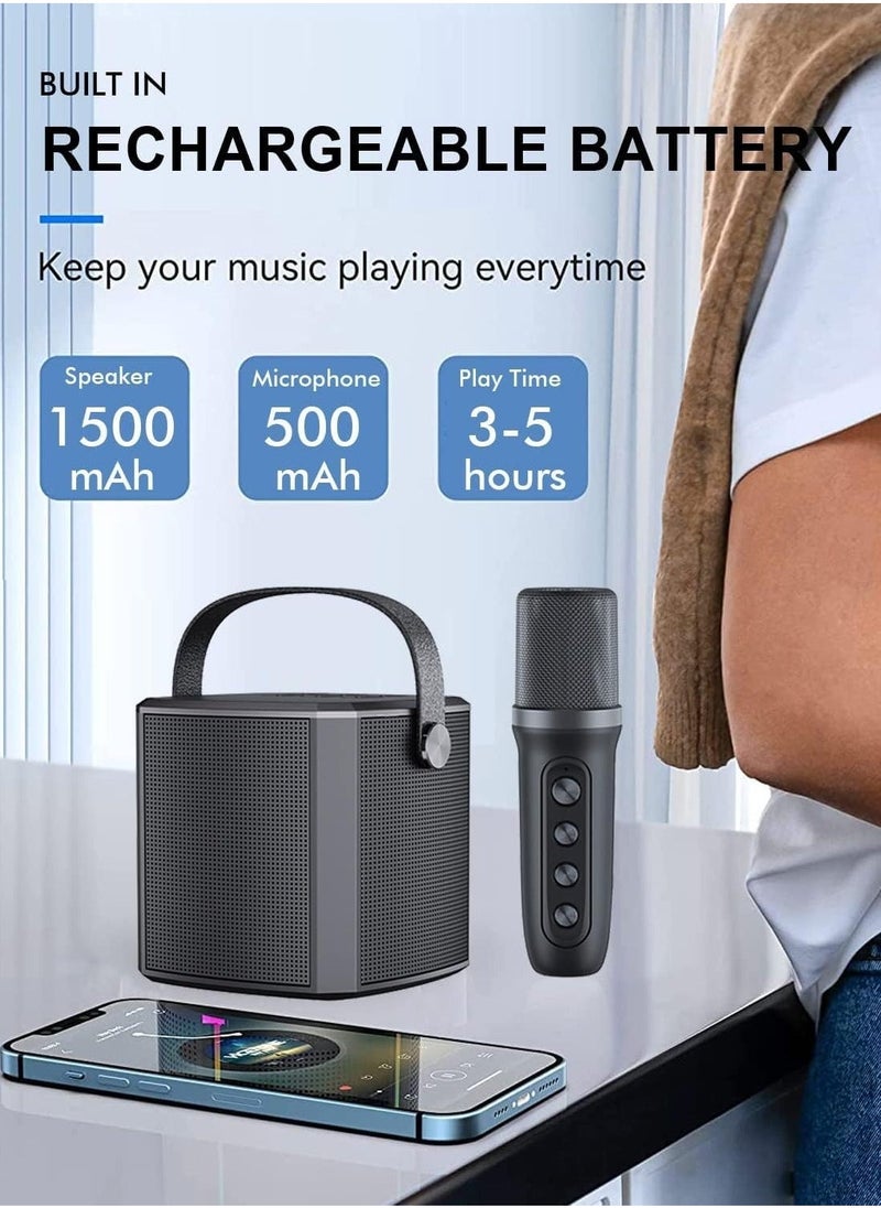 TIGER Bluetooth Karaoke Speaker for Kids & Family – Portable PA System with Professional Microphone, Built-In Speaker for Outdoor Singing, Karaoke Parties, Home Entertainment, and Fun Events - Image 4