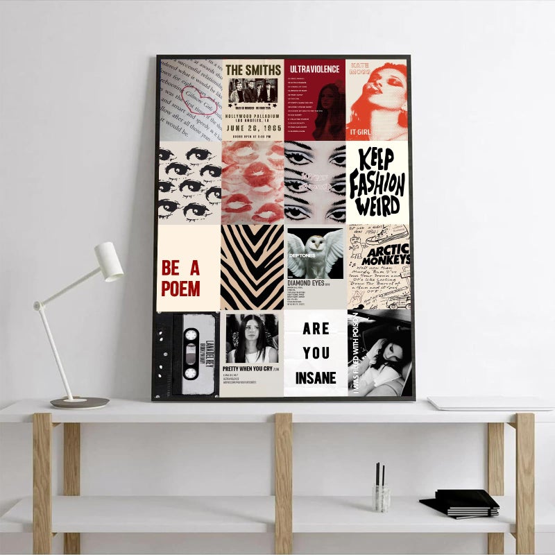 KBKBART 50Pcs Downtown Girl Room Decor, Y2k Wall Art Prints for Bedroom, Coquette Wall Collage Kit for Room Aesthetic, 4"x6" Vintage Photo Collage Kit Pictures, Retro Rockstar Posters Dorm Decor - Image 5