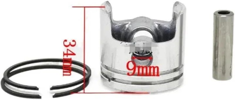 TH34 Piston Kit 37mm Fit for TH34D 2 Cycle 34CC Trimmer Brush - Image 3