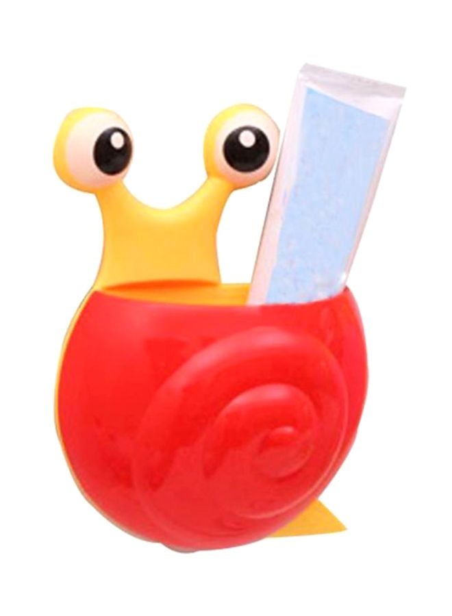 Voberry Cute Cartoon Sucker Hook Toothbrush Holder Red/Yellow 1x1x1cm - Image 2