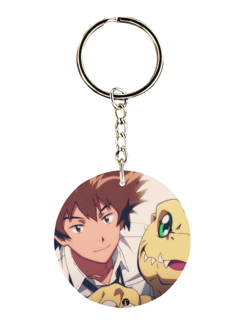 RKN Anime Digimon Printed Keychain