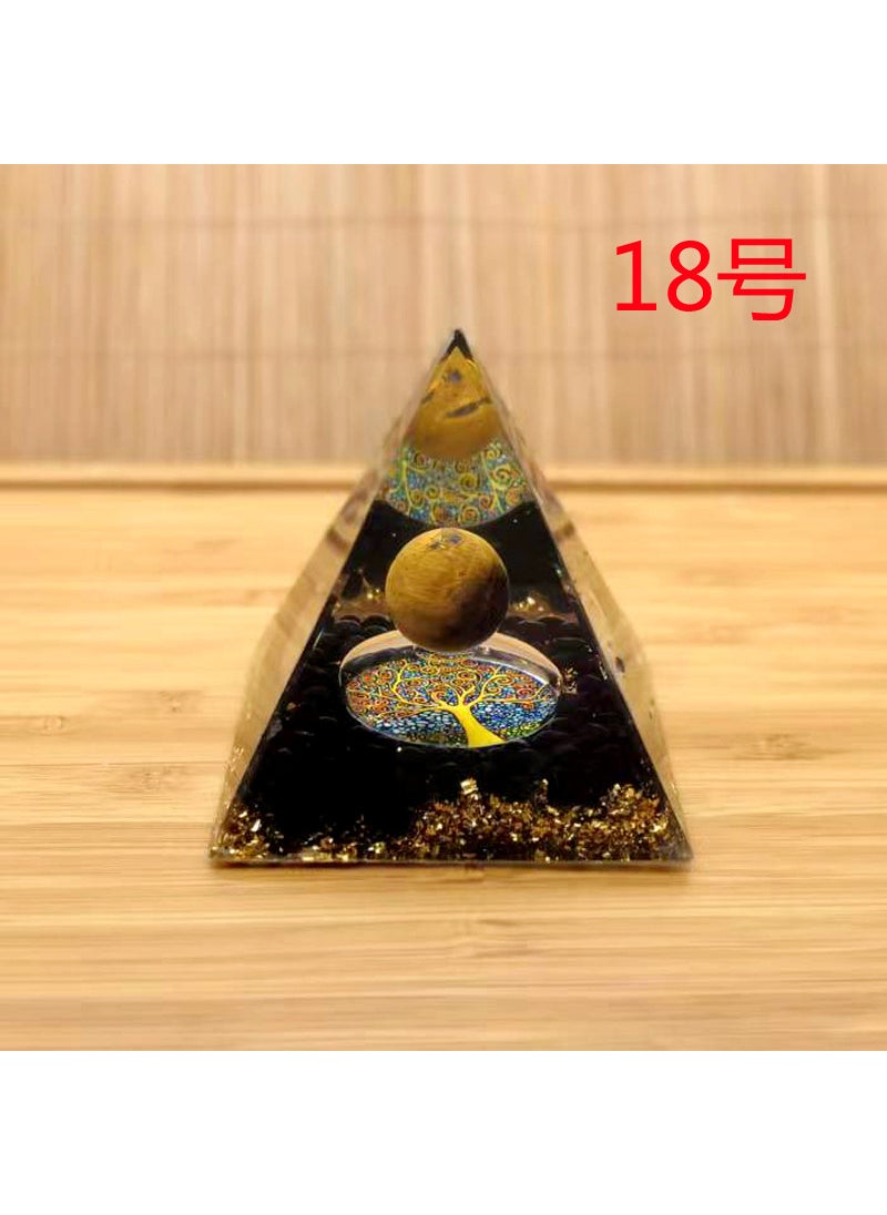 Generic Crystal Shards Energy Pyramid Office Decor 18. 