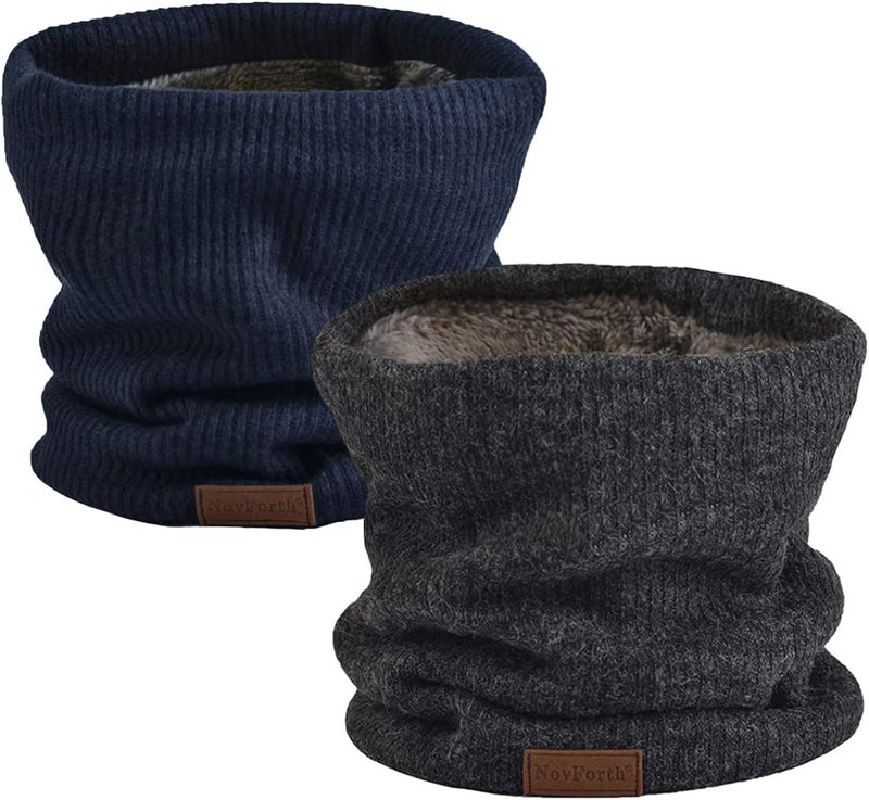 NovForth Winter Neck Warmer Men Ski, Neck Gaiter Face Scarf Women, Fleece Scarf for Men Gaiter Mask, Thick Windproof Scarves - Image 1
