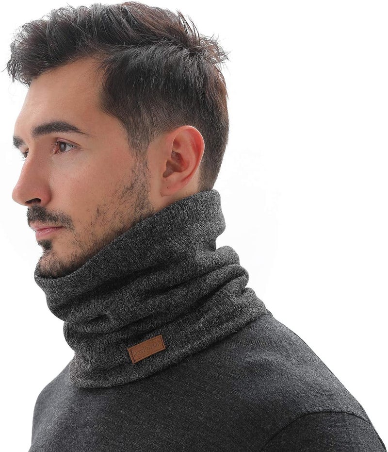 NovForth Winter Neck Warmer Men Ski, Neck Gaiter Face Scarf Women, Fleece Scarf for Men Gaiter Mask, Thick Windproof Scarves - Image 3
