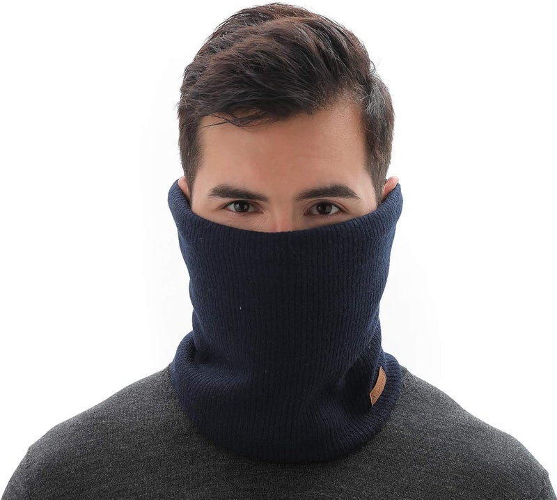 NovForth Winter Neck Warmer Men Ski, Neck Gaiter Face Scarf Women, Fleece Scarf for Men Gaiter Mask, Thick Windproof Scarves - Image 4