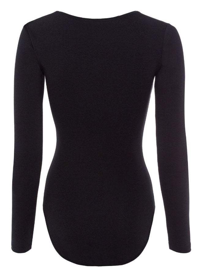 La Senza Skiny Bodysuit Long Sleeved Black  - Image 2