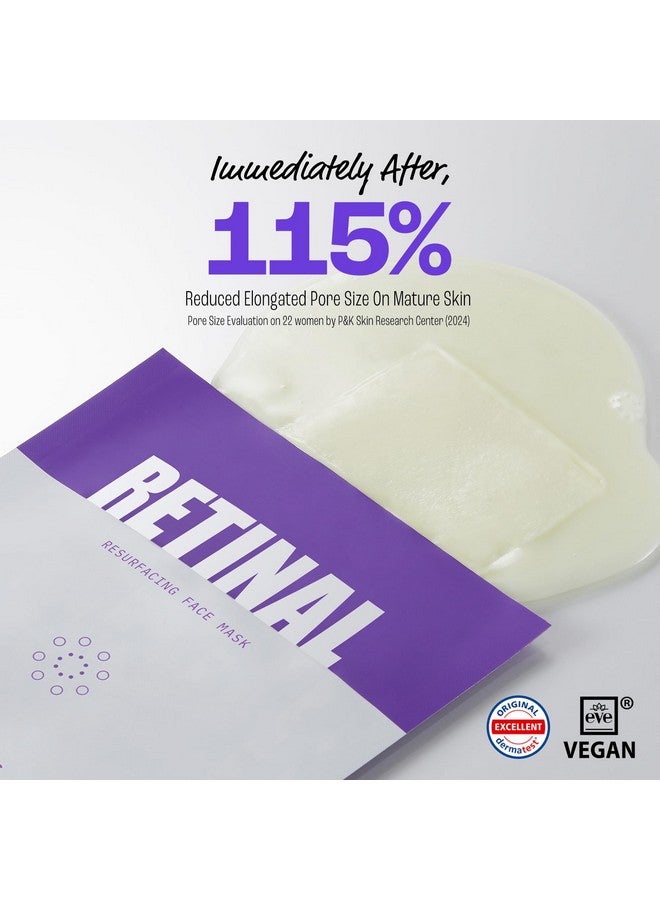 لابكوس قناع تجديد سطح الشبكية - قناع كوري للعناية بالبشرة يحتوي على شبكية العين وحمض الهيالورونيك والنياسيناميد وسنتيلا اسياتيكا - قناع مهدئ للوجه كهدية سبا للنساء - قناع شد الوجه (5 قطع، 1.05 أونصة) - Image 3