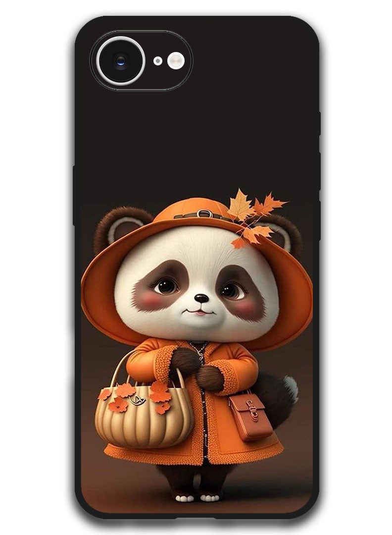Theodor Case Compatible with Apple iPhone 17e / 16e 6.1 Inch Protection Shockproof Bumper Cover - Panda Lady - Image 1