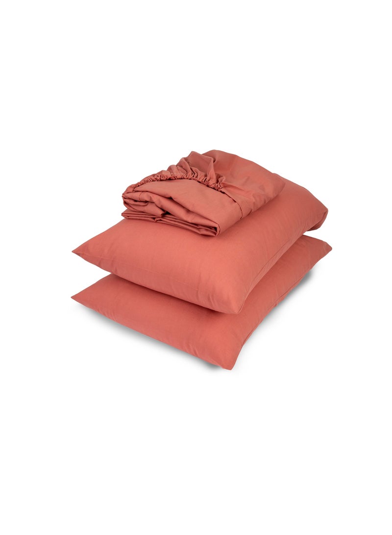 Home of linens Fitted Sheet Set Watermelon 120x200 - Image 2