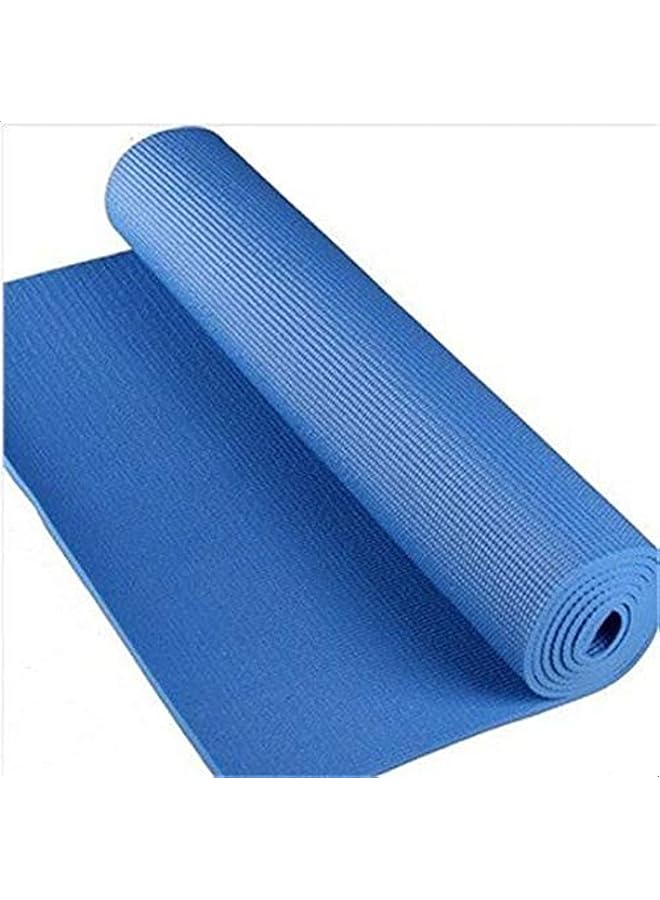 PVC Standard Antiskid Yoga Mat (Blue 6mm)